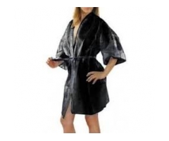 Kimono monouso nero in tnt cnf 10pz