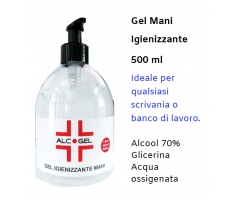 Gel Igienizzante Mani 500ml con DOSATORE