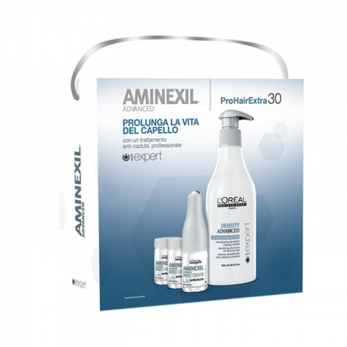 Scalp cuoio capelluto aminexil Cofanetto 30 fiale+ shampoo da 300ml