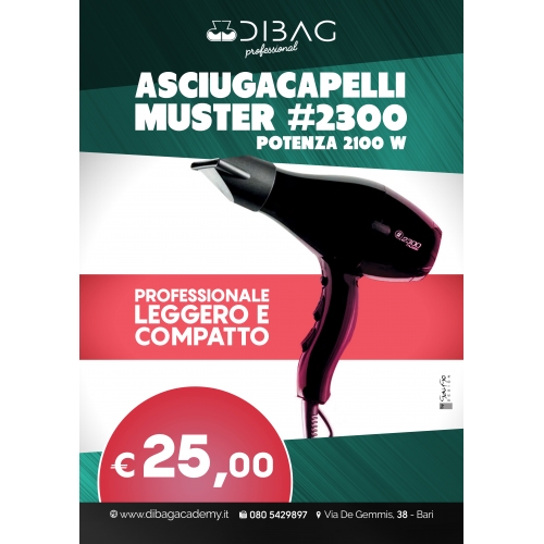 Muster Asciugacapelli #2300