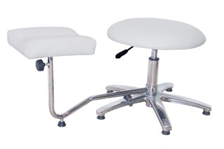 Sgabello Pedicure Seat + Foot Support