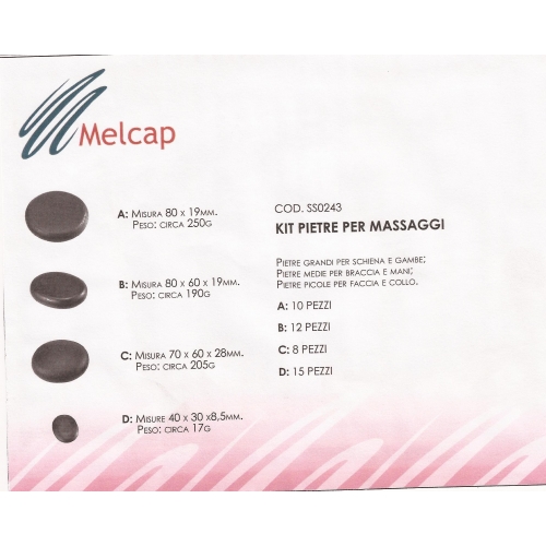 Kit pietre stone massage