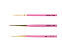 Clarissa set 3 pennelli artista nylon S1-S2-S3