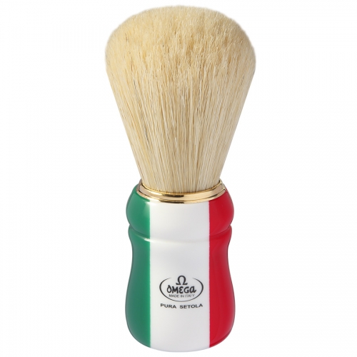 Omega Pennello Da Barba Tasso Bandiera Italiana