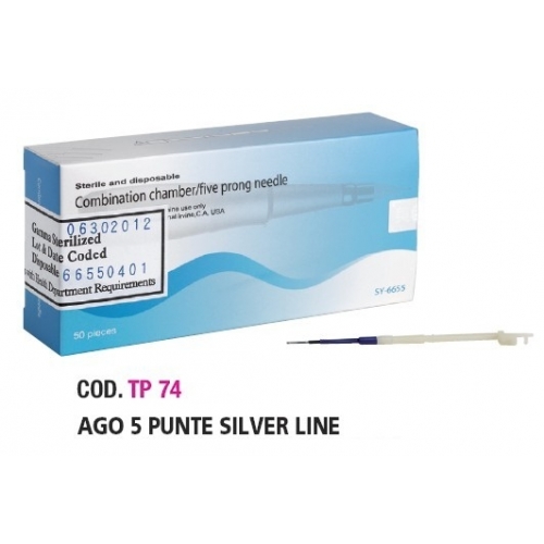 Ago per TPC a 5 punte Silverline - 50 Pezzi