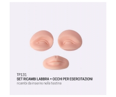 Clarissa - Set Ricambi  Testina - Labbra + Occhi 