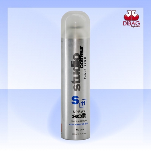 Lacca spray soft s11. Lacca ecologica con semi di lino
