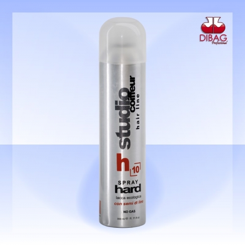 Lacca spray hard h10. Lacca ecologica con semi di lino