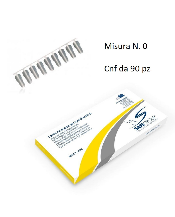 SAFE LAME SGORBIE N. 0 - CNF 90 PZ ( CNF GIALLO )