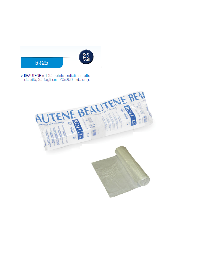ROTOLO POLIETILENE HD 170X200 CM X 25 BEAUTENE