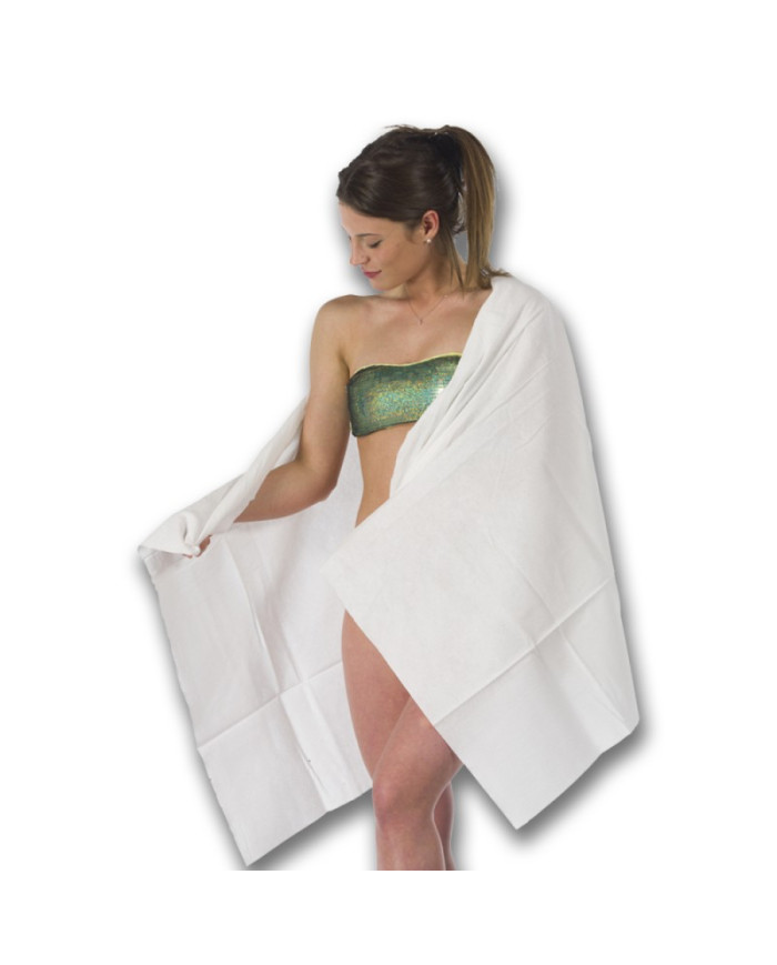 TELO BAGNO/DOCCIA CARTA VISCOSA 110X180 MED.SUD