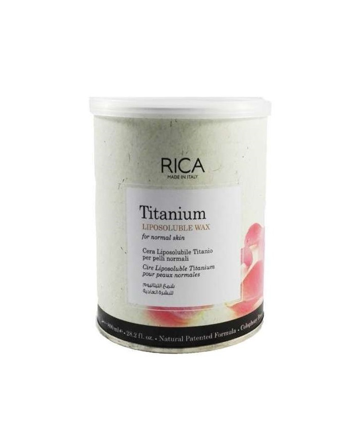 RICA CERA DEPILAZIONE 800 ML LIPO TITANIO ROSA