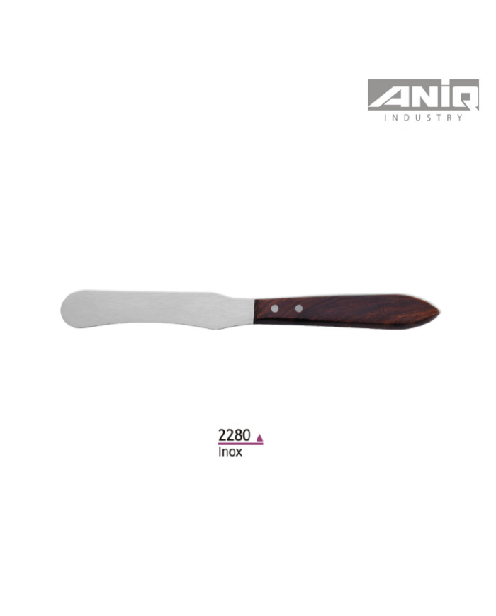 SPATOLA STENDICERA CURVA ERGONOMICA INOX