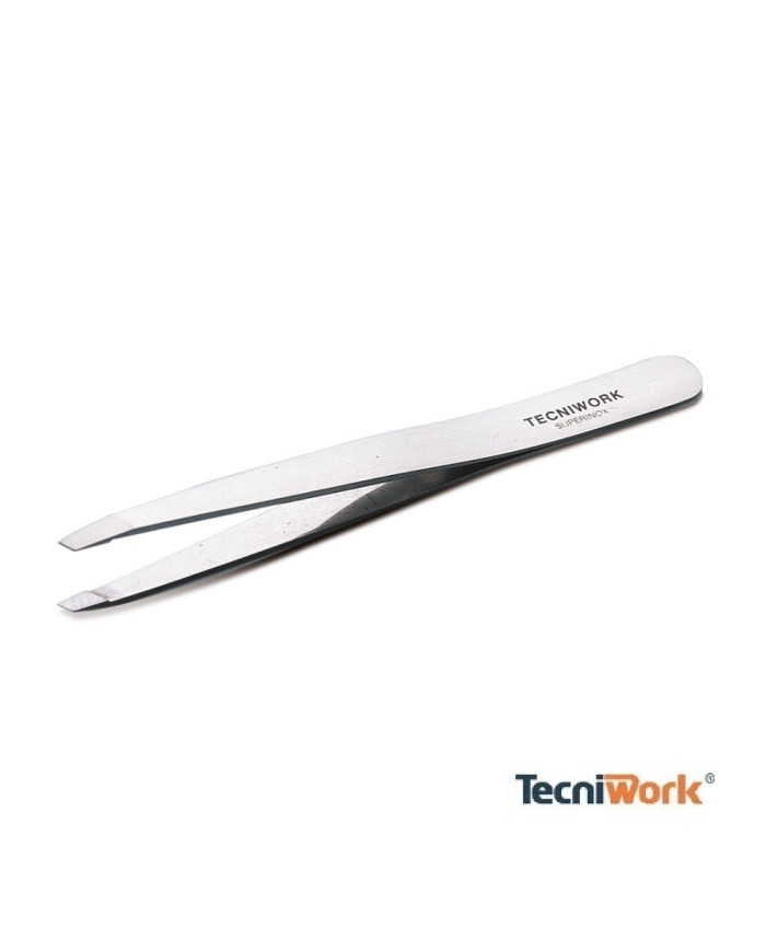 PINZETTA PUNTA OBLIQUA SUPERINOX CM 9,5 TECNIWORK
