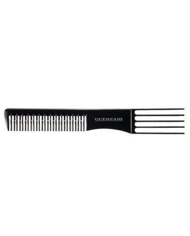 PETTINE A FORCHETTA DENTI DOPPI NERO PROFESSIONAL