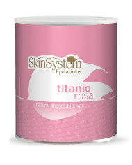 CERA DEPILATORIA SKIN SYSTEM LIPO 800 ML TITANIO ROSA