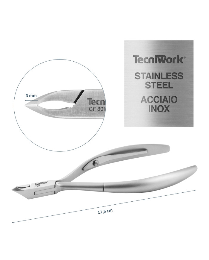 TRONCHESE INOX SATINATO 3 MM - TECNIWORK