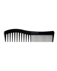 PETTINE DOPPIA DENTATURA LARGO NERO PROFESSIONAL
