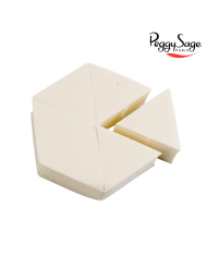 PEGGY SAGE SPUGNETTA TRUCCO LATTICE BIANCA 6PZ