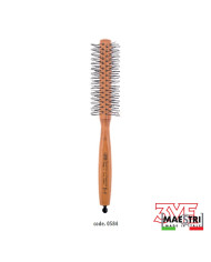 SPAZZOLA LEGNO TURBO NYLON DIAMETRO 38 MM - MAESTRI