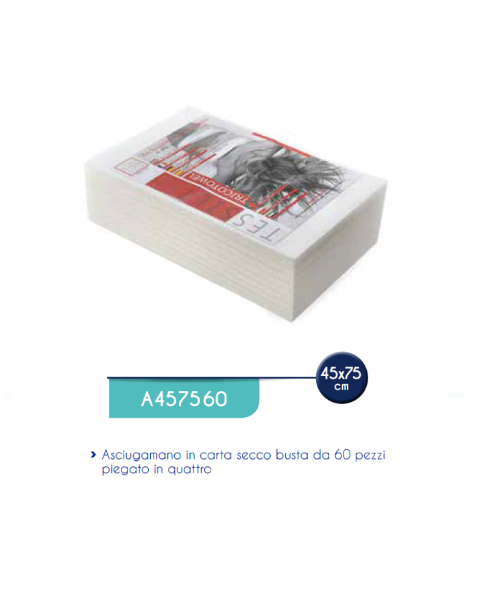 ASCIUGAMANO CARTA 45X75CM CNF50PZ PIEG. BEAUTYCS