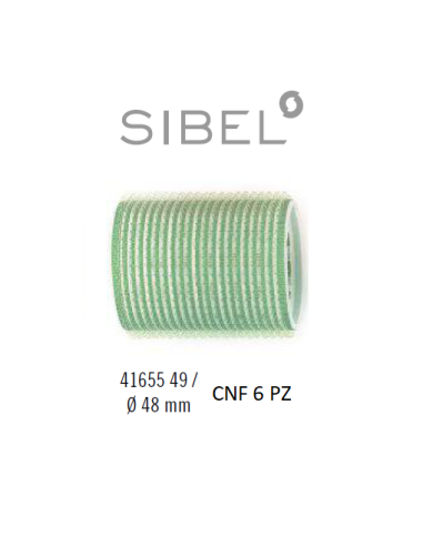 BIGODINI VELCRO CNF X6 VERDI 48MM - SIBEL
