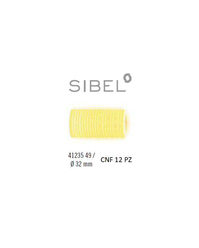 BIGODINI VELCRO CNF X12 GIALLO 32MM. - SIBEL