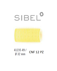 BIGODINI VELCRO CNF X12 GIALLO 32MM. - SIBEL