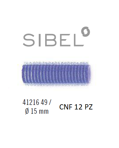 BIGODINI VELCRO CNF X12 BLU 15MM. - SIBEL