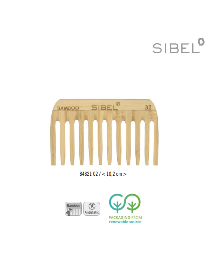 SIBEL PETTINE BAMBOO B2 10.2 CM