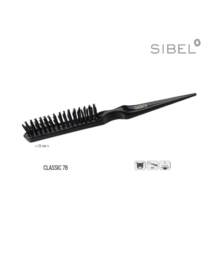 SPAZZOLA FRIZZ CLASSIC 78 CINGHIALE SIBEL