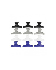 pinza plastica grande cartella x12 - sibel