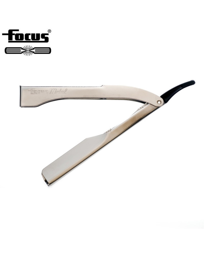 RASOIO MEZZA LAMA INOX FOCUS BIANCO