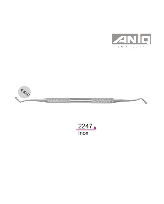 SPECILLO CON DOPPIA PUNTA ACCIAIO INOX