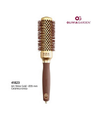 OLIVIA GARDEN SPAZZOLA BLOWOUT SHINE GOLD 35 MM TOURMALINE IONIC