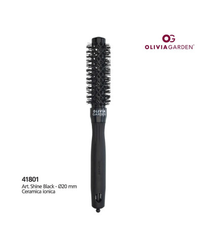 OLIVIA GARDEN BLOWOUT SHINE BLACK 20 MM