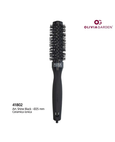 OLIVIA GARDEN BLOWOUT SHINE BLACK 25 MM