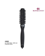 OLIVIA GARDEN BLOWOUT SHINE BLACK 25 MM CERAMIK IONIC