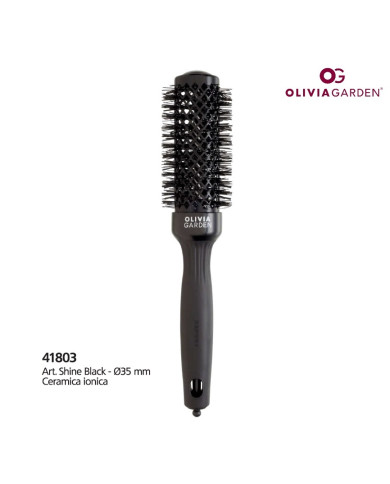 OLIVIA GARDEN BLOWOUT SHINE BLACK 35 MM