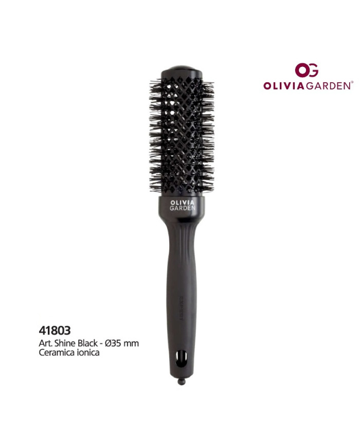 OLIVIA GARDEN BLOWOUT SHINE BLACK 35 MM
