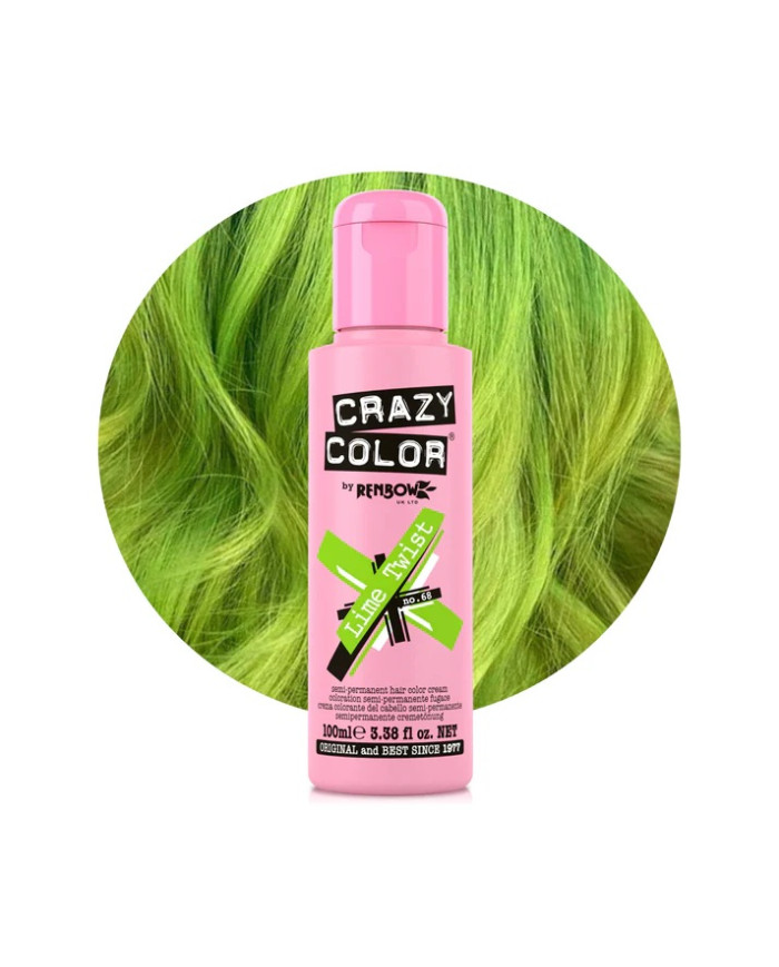 CRAZY COLOR RENBOW - N.68 LIME TWIST 100 ML