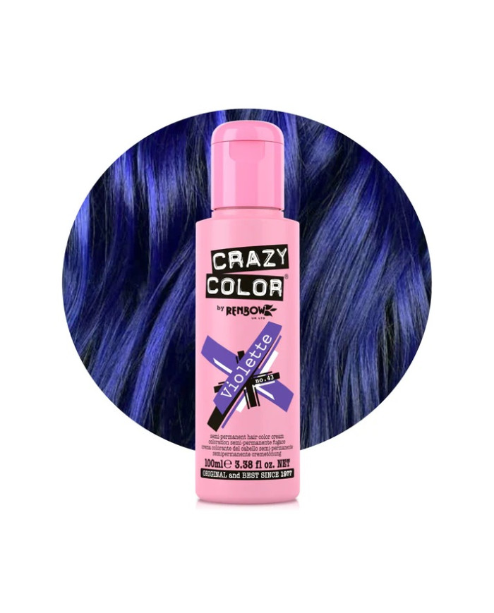 CRAZY COLOR RENBOW - N.43 VIOLETTE 100 ML