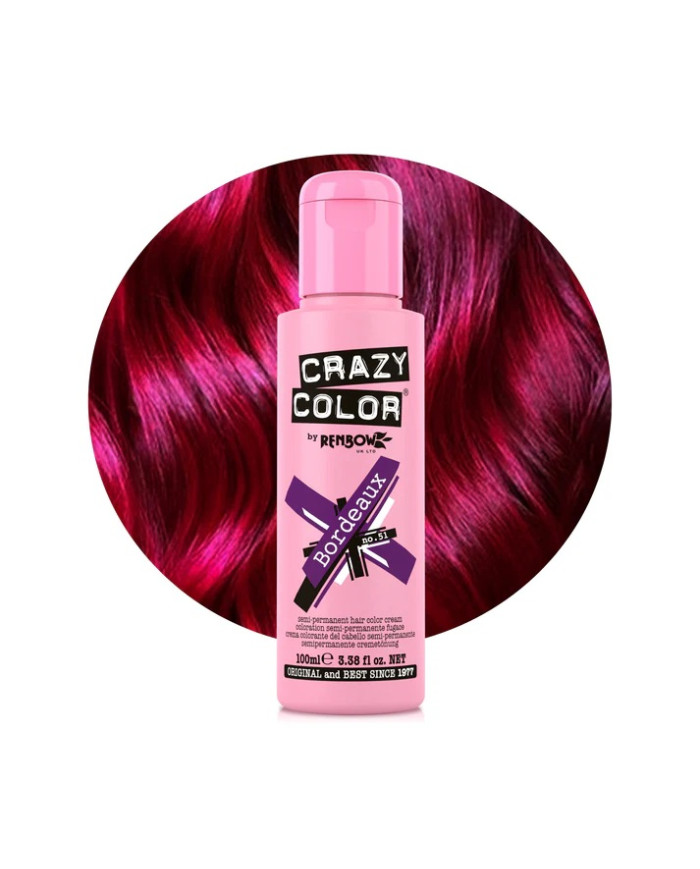 CRAZY COLOR RENBOW - N.51 BORDEAUX 100 ML