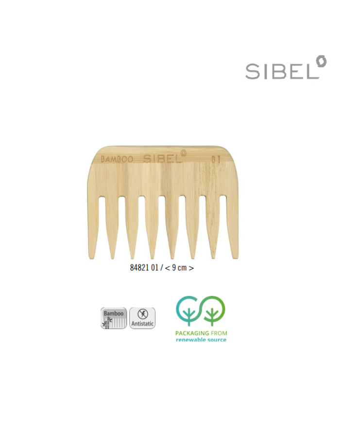 SIBEL PETTINE BAMBOO B1 9CM