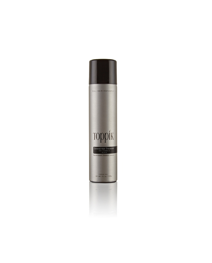 COLORED HAIR THICKENER SPRAY 150ML BLACK - TOPPIK