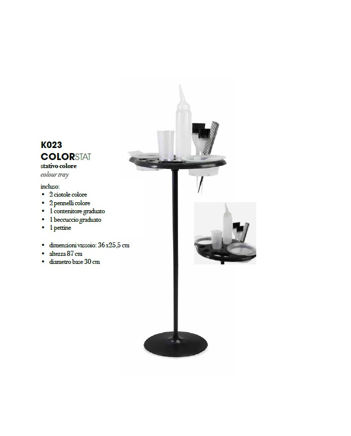 STATIVO COLORE COLORSTAT CON ACCESSORI - LABOR