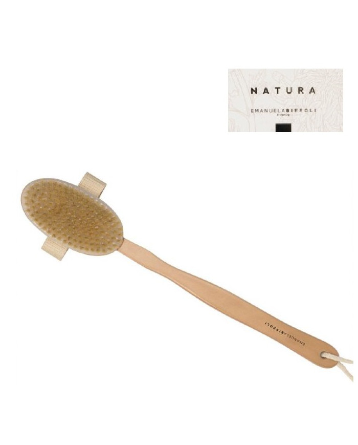 SPAZZOLA DA BAGNO IN LEGNO - LINEA NATURALE