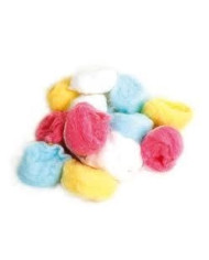 COTONE IN BATUFFOLI COLORATI CNF.50 PZ - KERPO