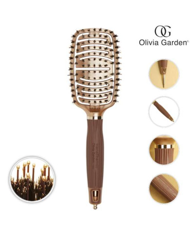 OLIVIA GARDEN SPAZZOLA FLEX COMBO GOLD