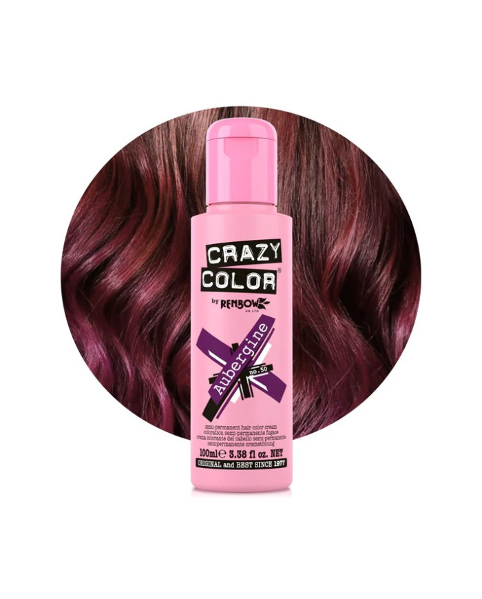 CRAZY COLOR RENBOW - N.50 AUBERGINE 100 ML